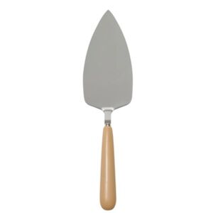 NIB/pie server/taupe/stainless steel with ceramic handle by noon & moon